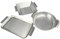 HeRo24 Lot de 3 paniers de barbecue en acier inoxydable
