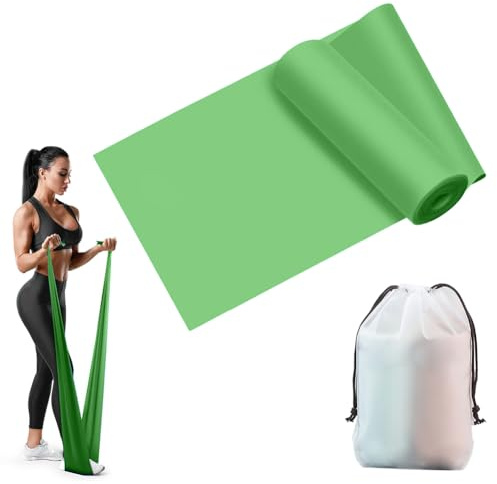 Fasce fitness lunghe 2 m, fasce di resistenza ideali per yoga, pilates, allenamento con la forza, fasce di resistenza e borsa per il trasporto