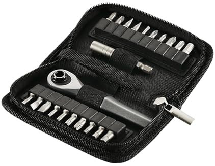 - Set di cacciaviti angolari a cricchetto, 22 in 1 chiave a cricchetto ad alta coppia | Cacciavite angolare a cricchetto a basso profilo, ad angolo retto