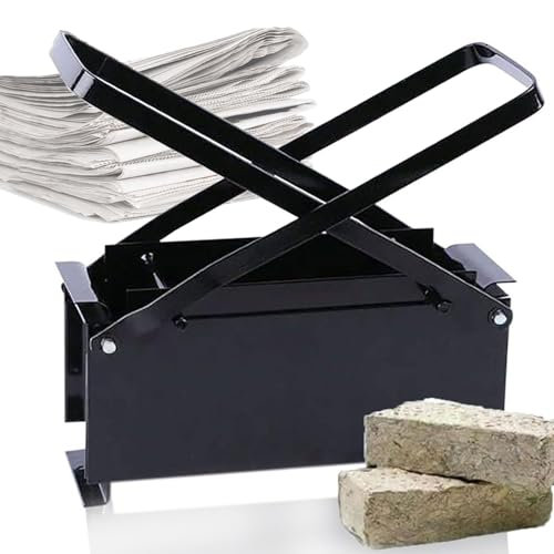 Macchina per la stampa manuale di bricchetti di carta per riciclaggio fai da te, crea registri di giornali per uso domestico, ufficio e scuola