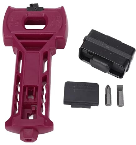 Strumento per mortasare la serratura della porta Installazione professionale per vari spessori di porta Rosso