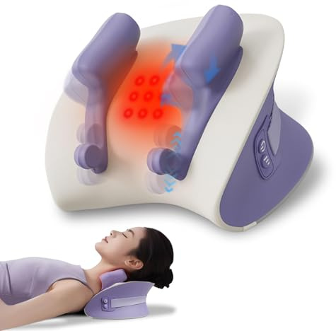 Massaggiatore Cervicale, Massaggiatore Collo, 3 Livelli di Intensità Che Simulano il Massaggio con le Dita, Utilizzabile per Massaggiare Diverse Parti del Corpo, Regalo per Uomo e Donna