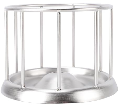Glomora – mangeoire à Tortue en Acier Inoxydable, Plat à Nourriture pour Reptiles, avec Rampe Ronde, Bassin d'alimentation pour Tortue, pour la Maison et l'animalerie (Large: Approx. 17.6x16.2x15cm /