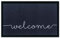 Hanse Home Printy Fußmatte für Innen und Außen 45x75cm - Schmutzfangmatte Türmatte Cozy Welcome mit Schriftzug Waschbar & Wetterfest, rutschfest für Eingangsbereich & Außenbereich – Anthrazit Creme