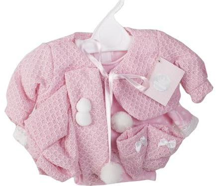Berbesa- Conjunto vestido para muñeca 42 cm, a partir de 36 meses (T5110)