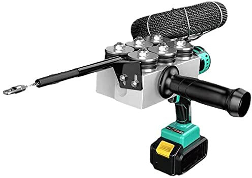 JODAIS Filettatrice per Elettricista Completamente Automatica Infila Batteria al Litio Filettatrice per Filo Elettrico, Batteria al Litio da 2000 mAh, velocità 40 m/min, Cavo da 30 m