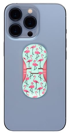 Soporte y Agarre para Teléfono Móvil ZipGrips | Soporte Universal para Dedo de Teléfono Celular | Soporte Expansible Ultrafino | Compatible con Carga Inalámbrica
