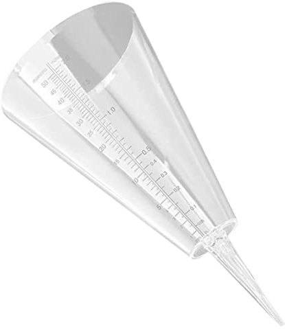 CIYODO Rain Gauge Cone Rain Glass Plastic Rain Gauge Rain Gauge Outdoor Rainfall Levels Rain Measuring Tool Outdoor Rain Gauge Rain Gauge Replacement Cone Shaped Rain Measuring Cup