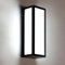 EBION Außen Wandleuchte, Aussen Innen Wandlampe, E27 Fassung Moderne Außenleuchte Aussenwandleuchte Terassenlampe, Aluminium + PC, IP54, max. 40W, Anthrazit (ohne Leuchtmittel) 1 Stück