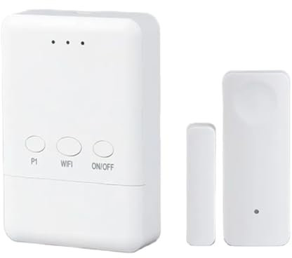 reamhome 1 Set Sensore Porta Wireless 433 MHz WiFi Smart Apriporta Garage per Home per Garage Magazzino (US)