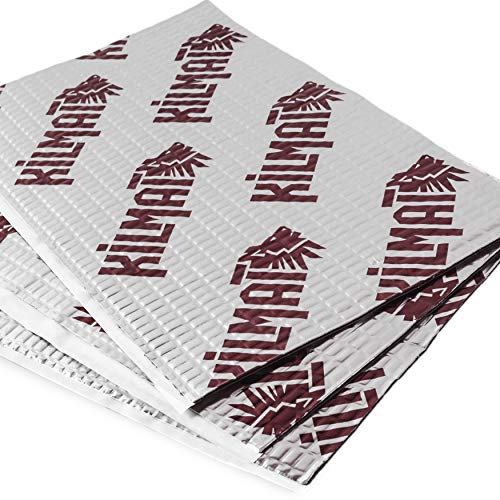 KILMAT da 2 mm 3,4 mq Isolante insonorizzante per auto, Fonoassorbente Butilico da Auto, Isolamento Acustico e Smorzamento di vibrazioni