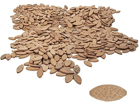 Milescraft 5455#FF Hardwood Biscuits (1000 pack) – For use in Wood Joining, Woodworking, and Crafting. Works with Standard Biscuit Joiners. – Size #FF