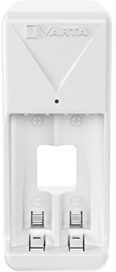 Varta Mini Charger para 2 Pilas Recargables AA, AAA NiMH, Enchufe UE