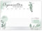 PRIMUS PRINT - Eukalyptus Schreibtischunterlage Papier - DIN A2 Unterlage Schreibtisch - Abreißblock - 80g Dickes Naturpapier - Stabiler Papprücken - 25 Blatt - [ Motiv: Eukalyptus mit Fußleiste ]