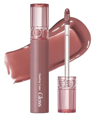 rom&nd Glasting Color Gloss | Plumping Lip Oil | Dim Mauve | 0.14oz