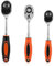 HOMURY Set di 3 chiavi a cricchetto reversibili a 72 denti con impugnatura a sgancio rapido | cricchetto di alta qualità per auto, moto e fai da te | set a cricchetto 72 Tooth (1/2 pollici, 3/8