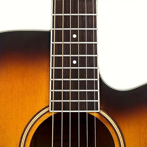 TECHZOCO Corde in metallo per chitarra acustica, corde in metallo di alta qualità per acustica, set di corde per chitarra, adatto per chitarra acustica, 6 corde