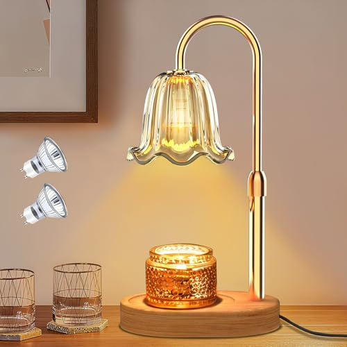 Philorn ljusvärmare lampa med dimmer, timer och 2 glödlampor