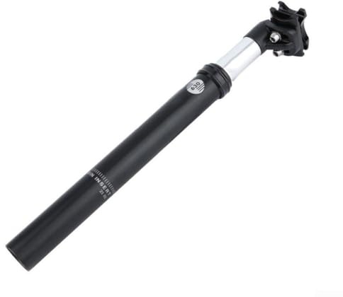 Honseadek Elektrische Stoßdämpfer-Sattelstütze mit seismischem Rohr-Design, kompatibel mit Mountainbikes in den Maßen 27,2 x 350 mm und 31,6 x 350 mm, verstellbar (31,6 x 350 mm)