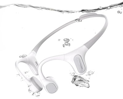mojawa Upgraded Run Plus NEW Bone Conduction Swimming Headphones, IP68