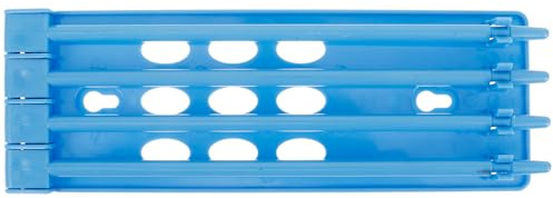 jojofuny Blue Plastic Bird Leg Rings Holder with Space-saving Design for Convenient Storage Suitable for Pigeon Ring Stand in Poultry Management and Breeding