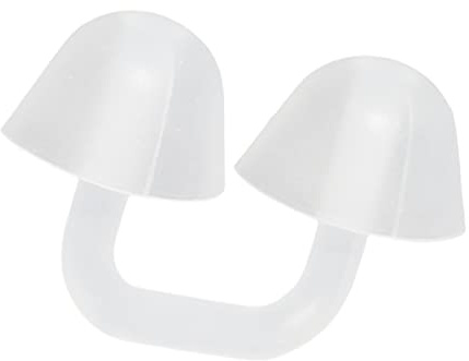 Okiyakusama Clip Nasale per Nuoto, Protezione per Il Naso, Tappo Nasale Impermeabile, Accessorio per Il Naso, vestibilità Ergonomica per Donne, Uomini E Nuotatori, Bianco