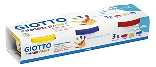 Giotto, 300 - Pittura per Dita, Multicolore, 25,7 x 5 x 8,5 cm, 3
