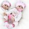 ZIYIUI Reborn Babys Puppe Lebensecht Mädchen 22Zoll 55cm Realistisch Weiches Vinylsilikon Reborn Puppen Neugeborene wie Echtes Baby in Rosa Kleidern