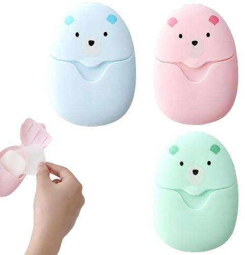 SULIUDAJI Fogli di sapone portatili carta da viaggio da campeggio usa e getta Pulito e igienico quando si esce