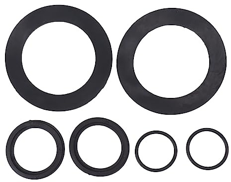 CUOFYUNL 6 pièces 25076RP Kit de rondelle et d'anneau de Remplacement de rondelle en Caoutchouc pour vannes à Piston de Piscine 10745 10262 10255