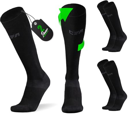 Soft Bamboo Fibre Compression Socks for Men and Women - Superior Wearing Comfort for Everyday Use, Work, Travel, Flight, Pregnancy, Sport, Hiking, and Skiing. Made in the EU.