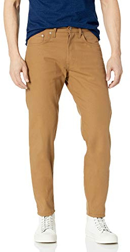 Naked & Famous Denim Easy Guy-Duck Selvedge - Tela da Uomo, Arancione Anatra, 46