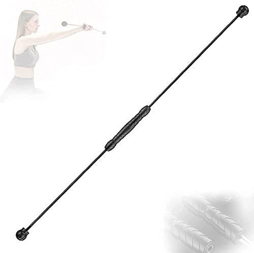 Swing Stick Fitness Asta elastica speciale per il fitness Asta oscillante vibrante, bastone per tremore modellante da 160 cm con bruciagrassi, parallela addominale per pilates, allenamento yoga, uffic
