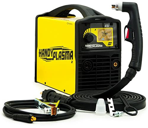 DBA_ESAB ESAB HandyPlasma Cortadora de plasma de hasta 16 mm Inverter 45A 230 V, naranja, 449 x 210 x 358