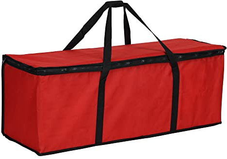 Totò Piccinni Borsa per Albero di Natale e Decorazioni Natalizie, Resistente e Impermeabile (Piccola 82x30x28cm. Per Alberi fino a 180 cm)