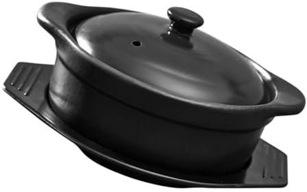 Cabilock Pentola in Ceramica per Stufati Pentole da Cucina Pentole per Zuppe Casseruola in Ceramica per Brasare e Cucinare Porridge