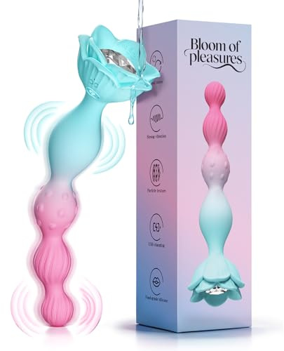 Vibrating Butt Plug Anal Beads, Yaluye Anal Plug Prostate Massager with 36 Vibrating Modes, Massage Beads & Mermaid Lines Anal Vibrator, G Spot Vibrator Anal Toys Anal Sex Toys for Men Women Couples