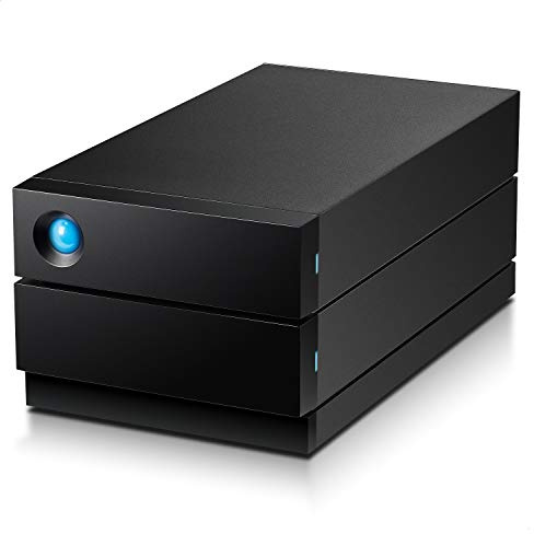 LaCie 2big RAID USB-C, Enterprise HDD 28TB externe Festplatte, 3.5 Zoll, RAID 0/1, USB-C, PC & Mac, inkl. Data Rescue Service, Modellnr.: STHJ28000800