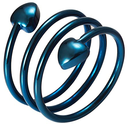 Magnetiskt fält kvinnors kopparring, ren koppar hjärtformad damring, Koppar