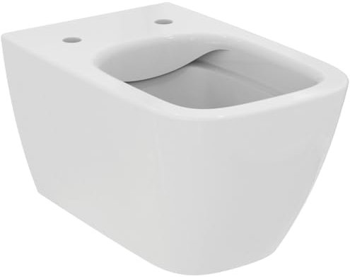 Ideal Standard - i.life B, WC sospeso con tecnologia di scarico RimLS+, Water facile installazione con Easyfix+, Vaso con smalto SmartGuard®+ antimicrobico, Bianco