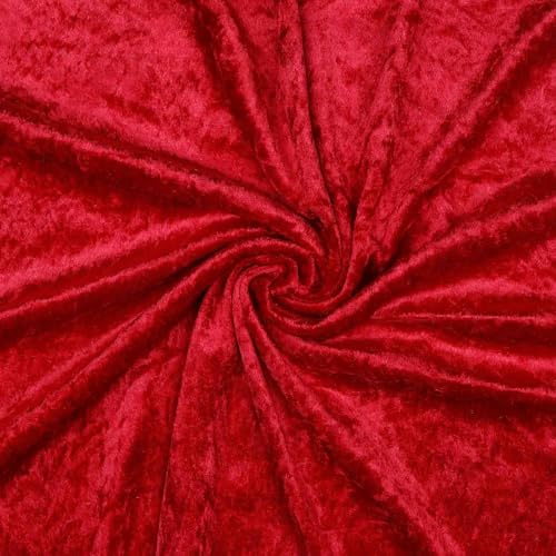 VmG-Store Tela de terciopelo aplastado de 2 m x 145 cm para coser, no se vende por metros, terciopelo elástico brillante para cortinas, cortinas, escenarios, disfraces, vestidos, ropa, mantel, tela