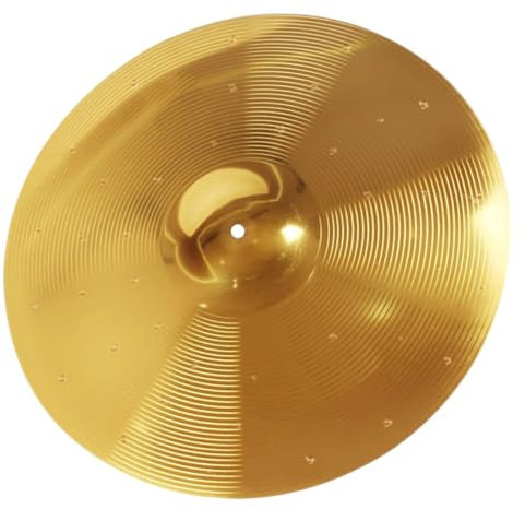 YARNOW Metal Drum Cymbal Splashbecken Leicht und Tragbar für Jazzdrum und Schlagzeug Hochwertiges Metall Einfache Handhabung Langlebig und Robust