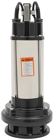 220V Schmutzwasser Tauchpumpe mit Schwimmerschalter Klarwasserpumpe Drainage Schacht Druckpumpe,Geschwindigkeit: 2850r/min für Seewasser,Brunnenwasser