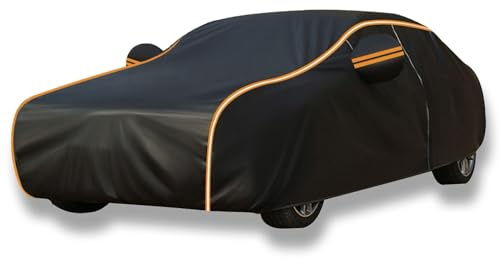 Funda Coche para Nissan Juke 2022-2025,Lona Impermeable con Cremallera en la Puerta, Tela Oxford para Exteriores, protección para Todo Tipo de Clima