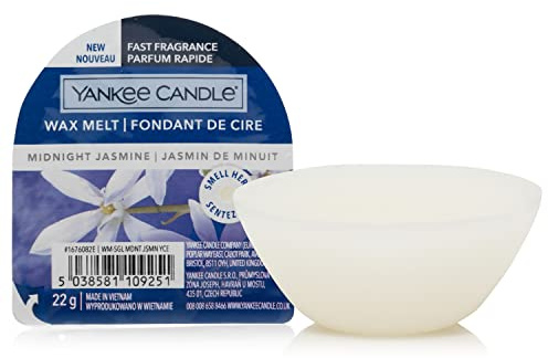 Yankee Candle Scented Wax Midnight Jasmine, color Multicolor, 22 g