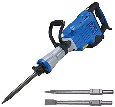 Abbruchhammer HD125, 1700 W, 65 J, Sechskant Aufnahme, Zubehör Meisselhammer Stemmhammer Und Metall-Transportkoffer