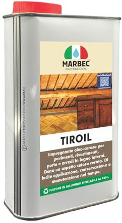 MARBEC TIROIL 1LT Impregnante oleo-ceroso per legno interno