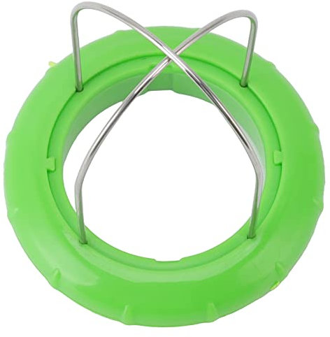 Cortador Pelador de Kiwis de Acero Inoxidable con Cómodo, Plástico y Acero Inoxidable, Fácil Almacenamiento, 4 Piezas Perfectas, 49g, 5x7x7cm, para Kiwi y Otras Frutas