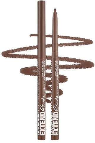 Erinde - Lápiz delineador de ojos en gel mate marrón, lápiz de larga duración resistente al agua, delineador de ojos a prueba de manchas con punta de precisión, color intenso que se desliza suavemente