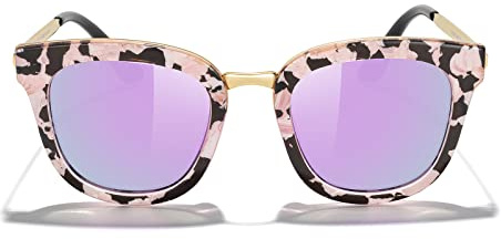 MERRY'S Girls Cat Eye Sunglasses for kids Children Polarized Sunglasses S7001 (Purple, 46)